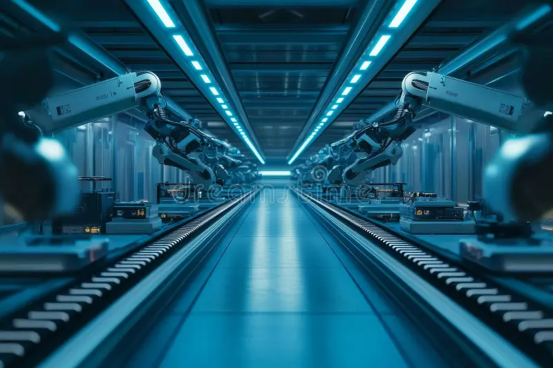 Smartphone assembly line highlighting DRAM chips amid rising memory costs in 2026.