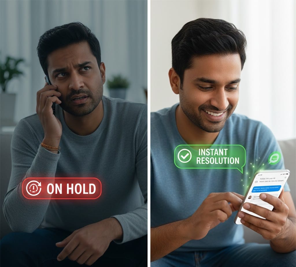 AI customer service reducing wait times and improving U.S. consumer satisfaction.