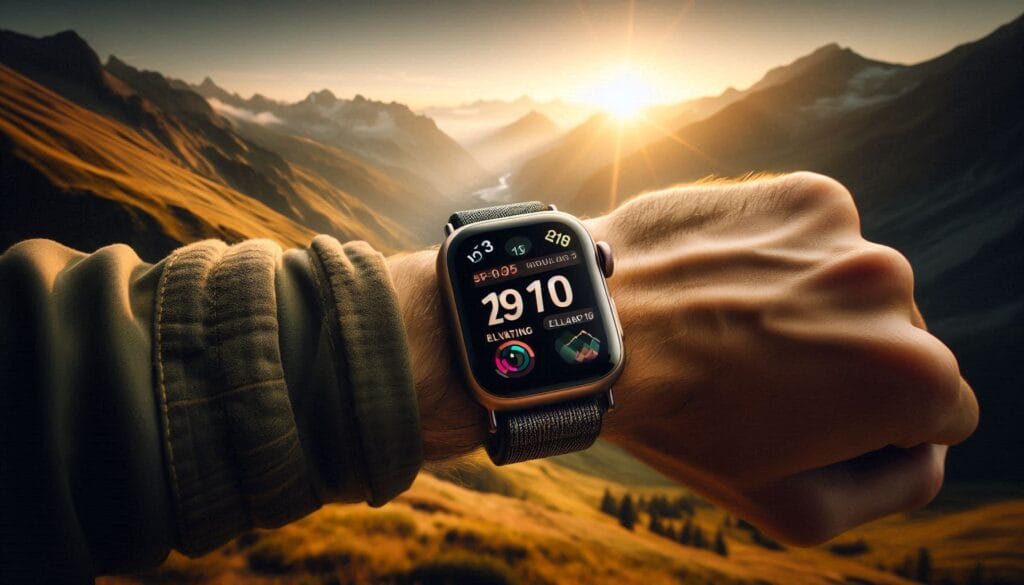 Apple Watch Ultra 3 used for scuba diving, showing depth tracking underwater.