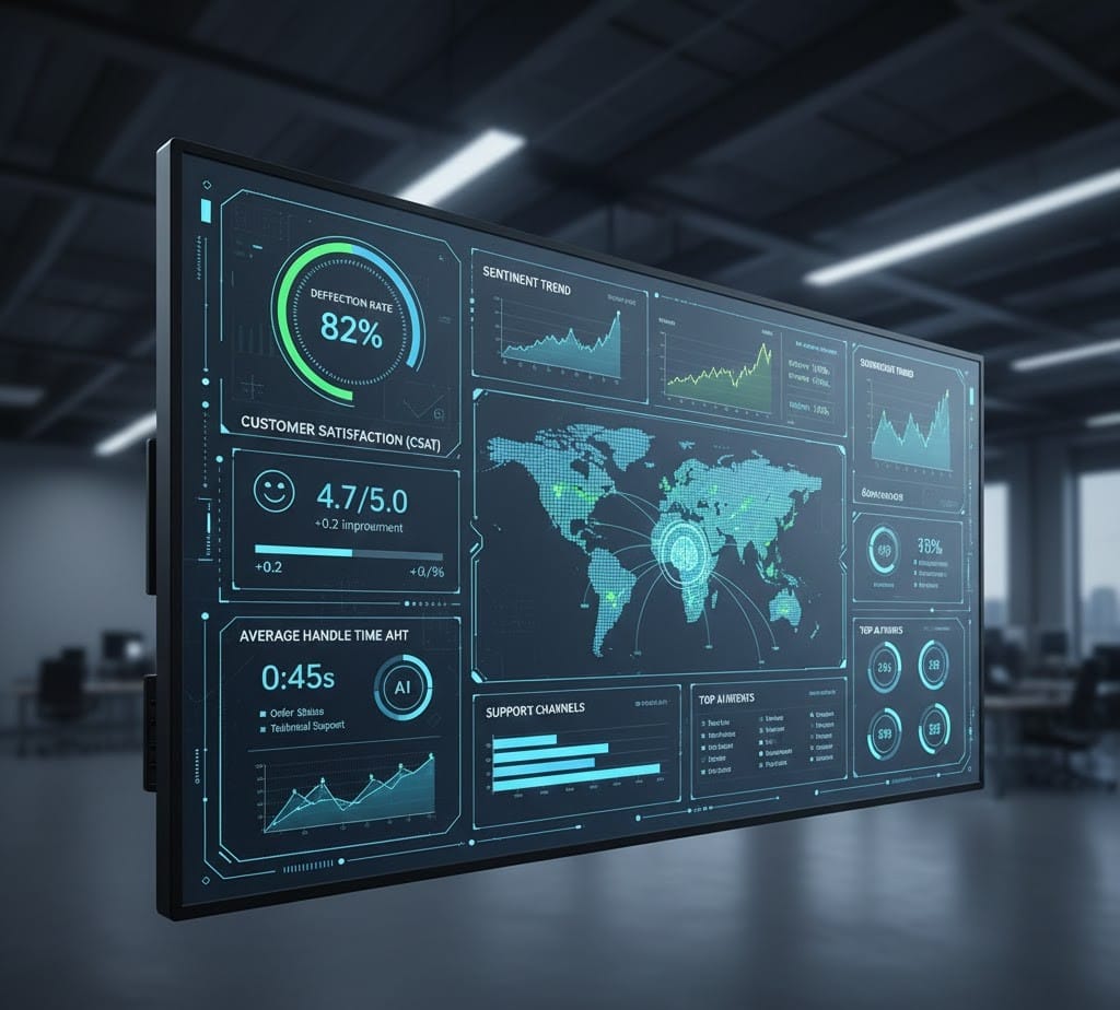 Key performance indicators for AI-driven customer service in American enterprises.