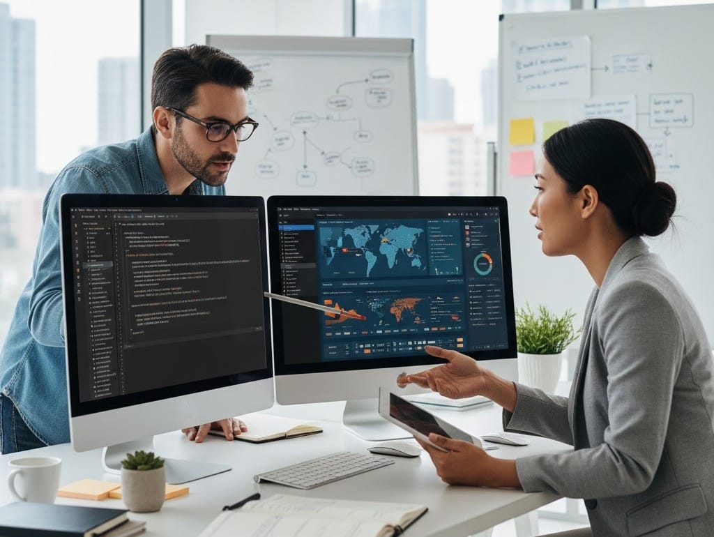 Cross-functional team building AI-driven customer segmentation models.