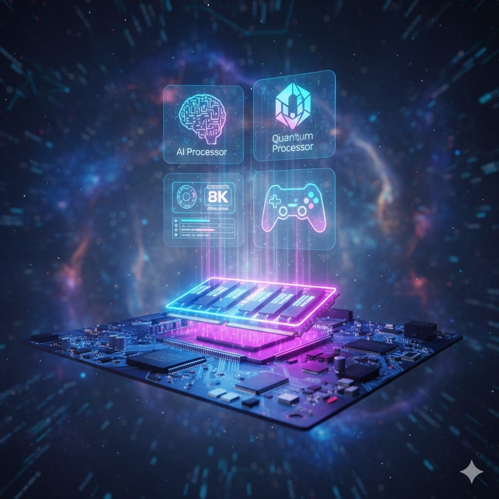 2026 RAM requirements revolution showing AI, gaming, and creative workload demands on DDR6 memory modules