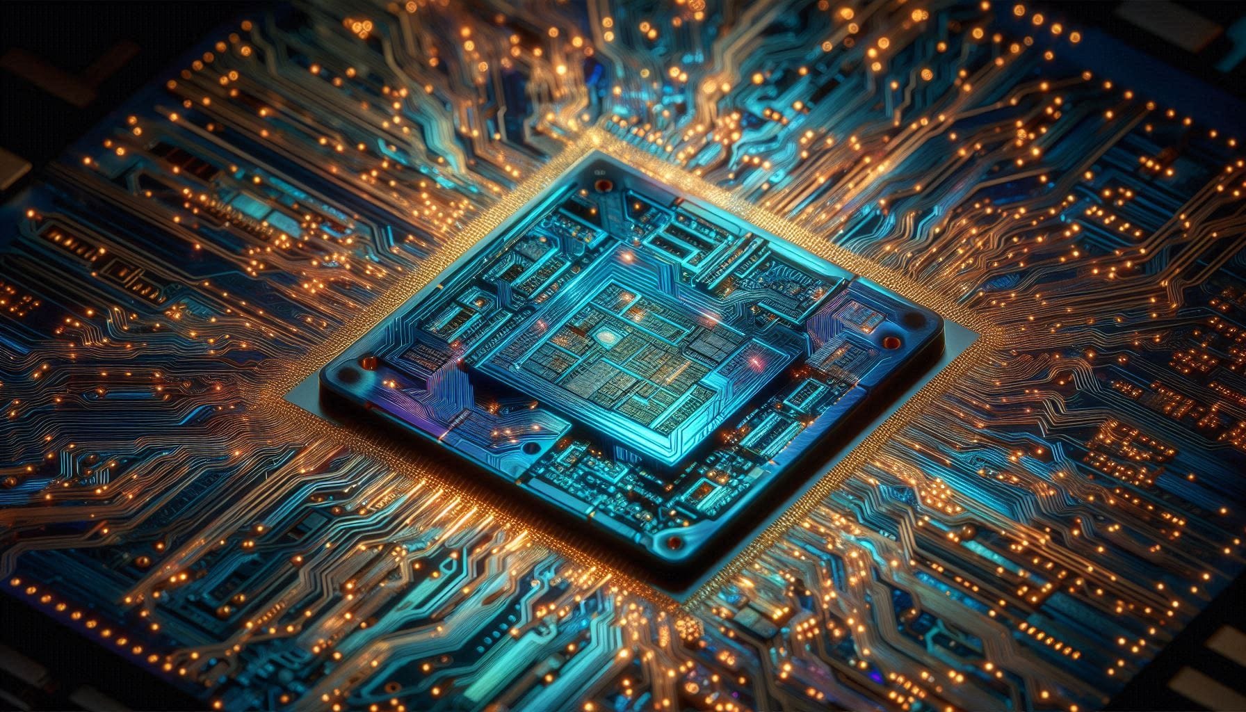 Macro view of the Samsung Exynos 2600 chip die showcasing advanced nanoscale architecture.