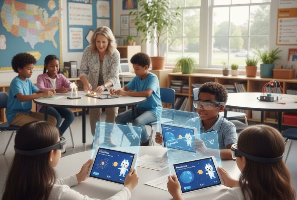 AI-powered personalized learning in an inclusive U.S. elementary classroom, 2026.