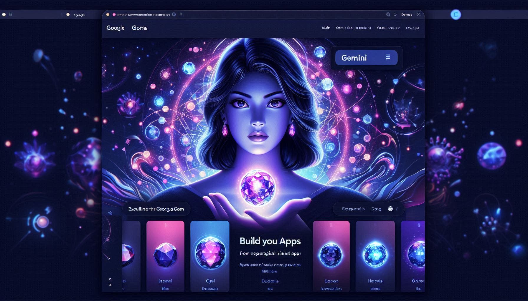 Gemini Gems manager featuring the new experimental Opal Gem for mini-app creation.