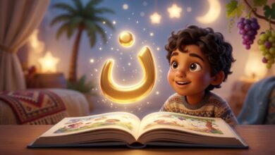 أنشطة تفاعلية لتعليم حرف النون (ن) للتحضيري من التهيئة إلى التقويم