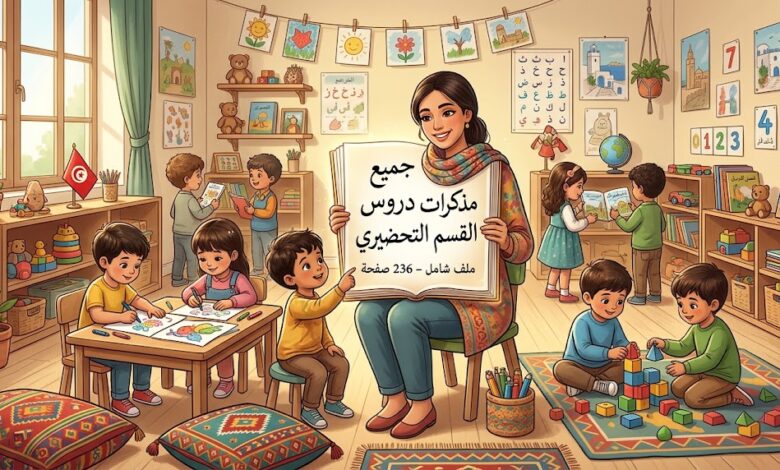 وثيقة جميع مذكرات دروس القسم التحضيري كنز بيداغوجي بين يدي المنشط(ة) التونسي(ة)